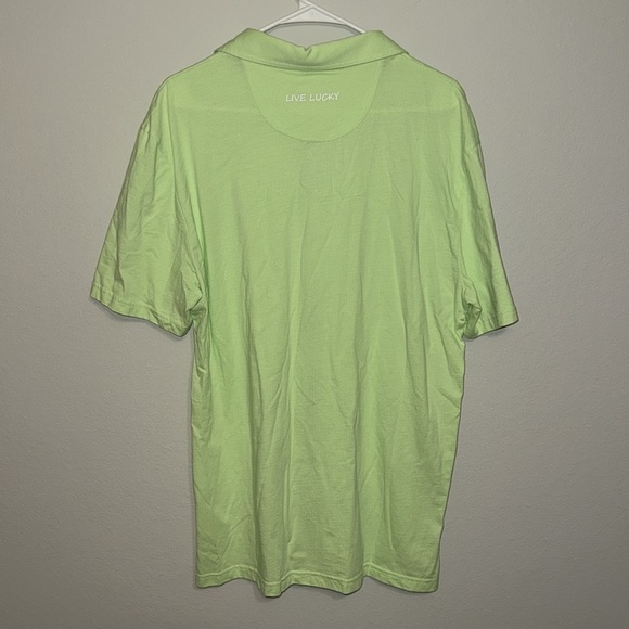 Black Clover Live Lucky Comfort Golf Polo - Green - XL.  Y - Picture 6 of 7